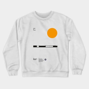 Barcelona Pavilion, Ludwig Mies van der Rohe, Minimal Architecture Bauhaus Design Crewneck Sweatshirt